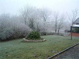 jardin en hiver